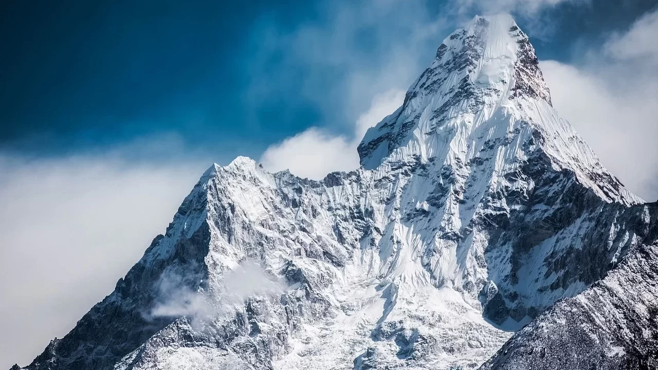 Ama dablam, snow, mountain, peak, summit, snow mountain, himalaya, nepal, winter, landscape, famous, landmark, nature, mountain top, mountain landscape, mountain, mountain, mountain, mountain, mountain